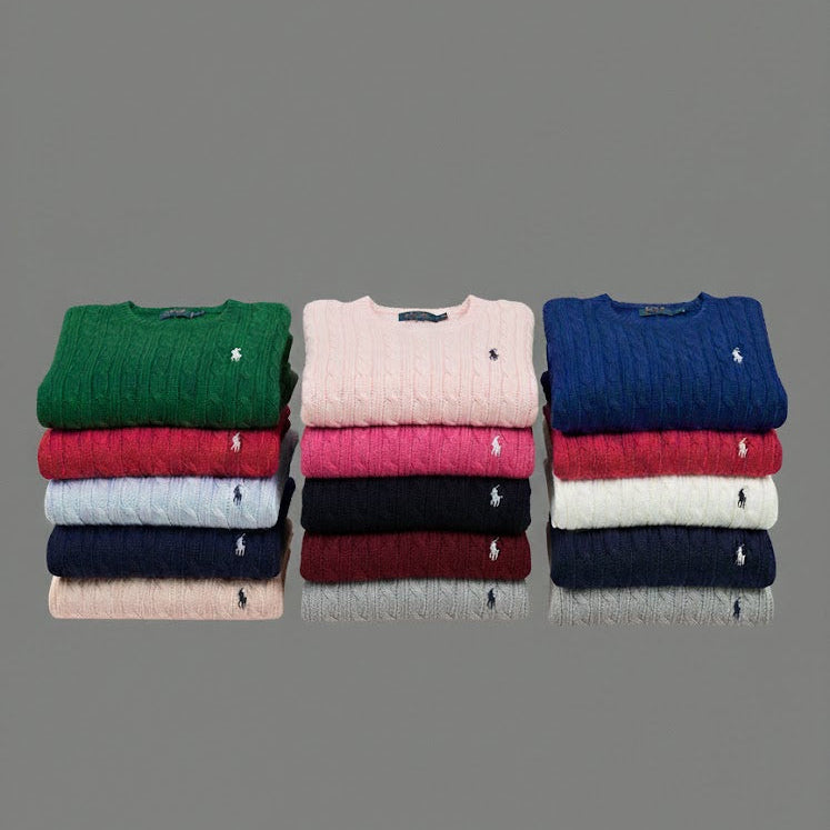 Bundle of 15 Ralph Lauren Cable Knit Jumpers