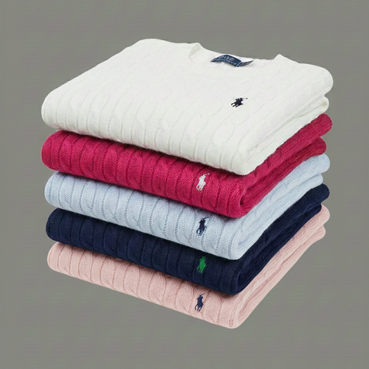 Bundle of 5 ralph lauren cable knit jumpers