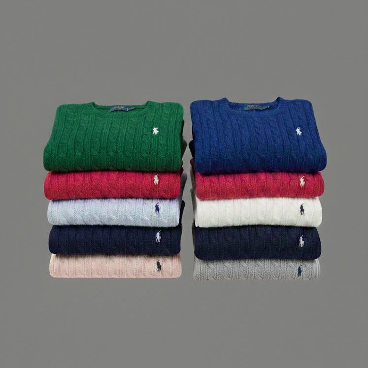 Bundle of 10 Ralph Lauren Cable Knit Jumpers