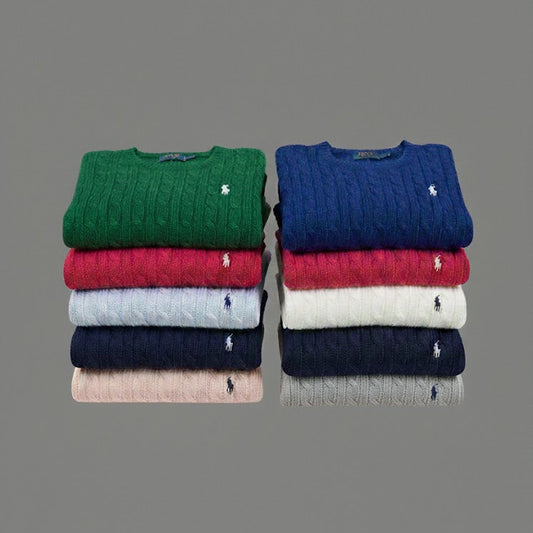 Bundle of 10 Ralph Lauren Cable Knit Jumpers